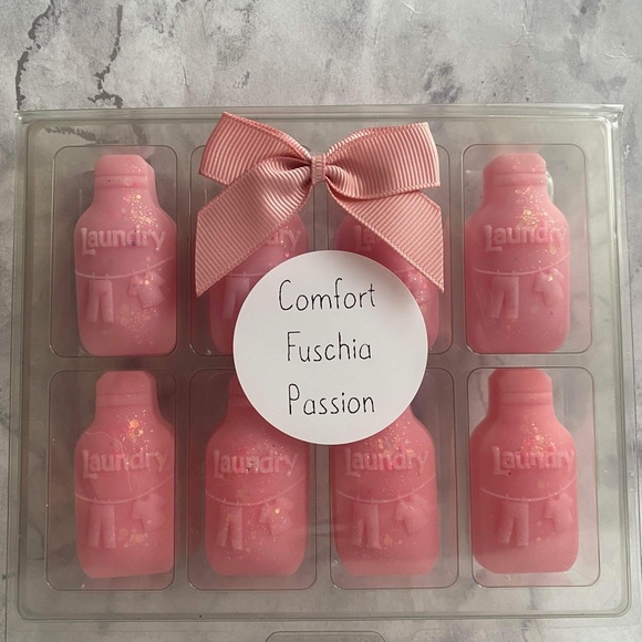 Kittyscentsandsoaps Accessories - 8 piece laundry scent wax melt gift set pink